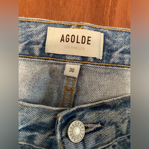 Agolde Riley High Rise Straight Crop in Curio Size 30 - Picture 10 of 12